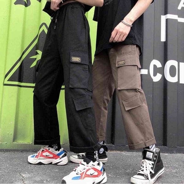 nicemix fashion oversized harem cargo pants for men and women trousers casual wide loose baggy hip hop streetwear jogges pants y200418, Black;white
nicemix fashion oversized harem cargo pants for men and women trousers casual wide loose baggy hip hop streetwear jogges pants y200418, Black;white