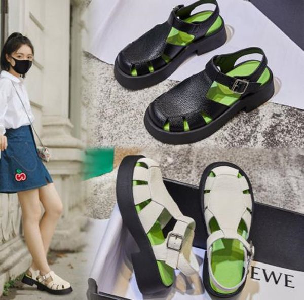 summer baotou sandals women's thick heel roman shoes thick sole casual women's shoes, Black
summer baotou sandals women's thick heel roman shoes thick sole casual women's shoes, Black