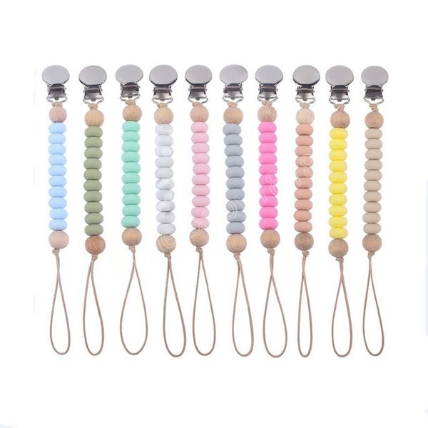 bpa silicone beads pacifier holders infant toddler baby dummy teether chain clip anti drop chain
bpa silicone beads pacifier holders infant toddler baby dummy teether chain clip anti drop chain