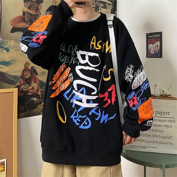 spring autumn mens sweatshirts hip hop fashion streetwear harajuku print sweatshirt men casual men clothing sweatshirt men 220805, Black
spring autumn mens sweatshirts hip hop fashion streetwear harajuku print sweatshirt men casual men clothing sweatshirt men 220805, Black