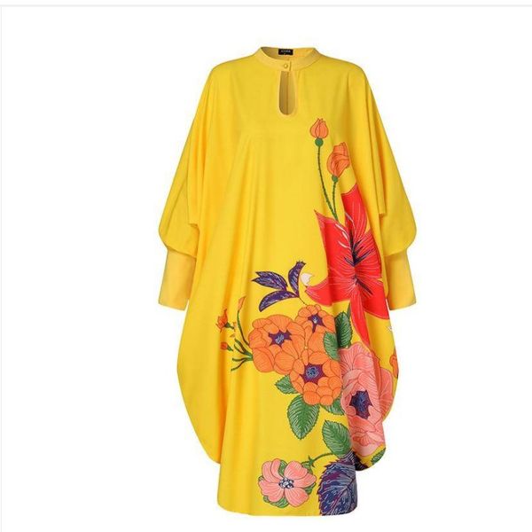 2022 vonda beach sundress vintage long sleeve printed mdi dress casual lapel neck party vestidos elegant robe, Black;gray
2022 vonda beach sundress vintage long sleeve printed mdi dress casual lapel neck party vestidos elegant robe, Black;gray