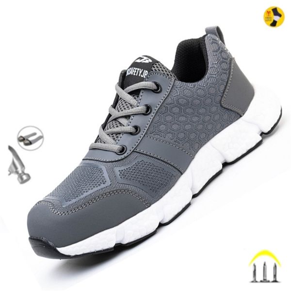 breathable lightweight men safety work shoes sneakers steel toe summer construction indestructible male staleneus boots 220810, Black;brown
breathable lightweight men safety work shoes sneakers steel toe summer construction indestructible male staleneus boots 220810, Black;brown