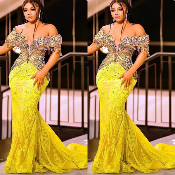 2022 plus size arabic aso ebi luxurious mermaid sparkly prom dresses beaded crystals evening formal party second reception birthday engageme, Black
2022 plus size arabic aso ebi luxurious mermaid sparkly prom dresses beaded crystals evening formal party second reception birthday engageme, Black