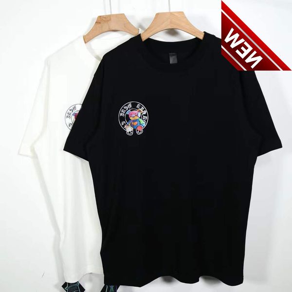 2022 new fashion brand cro ch doll bear digital printing couple short sleeve t-shirt, White;black
2022 new fashion brand cro ch doll bear digital printing couple short sleeve t-shirt, White;black