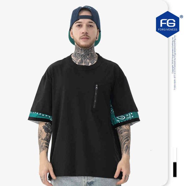 men's t-shirts fg men's wear spring and summer fashion brand cashew blossom splicing oversize high street casual short sleeve t-sh, White;black
men's t-shirts fg men's wear spring and summer fashion brand cashew blossom splicing oversize high street casual short sleeve t-sh, White;black