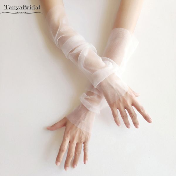 simple tulle fingerless gloves detachable sleeves chic boho wedding sleeves dg075, White
simple tulle fingerless gloves detachable sleeves chic boho wedding sleeves dg075, White