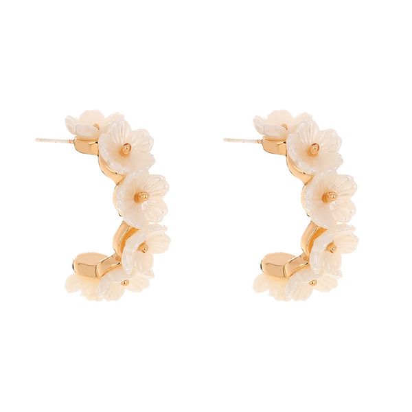 fashion designers accessories japanese and korean ins internet fashionable earrings c-shaped pearl white 6 flowers fresh all-match casual la, Silver
fashion designers accessories japanese and korean ins internet fashionable earrings c-shaped pearl white 6 flowers fresh all-match casual la, Silver