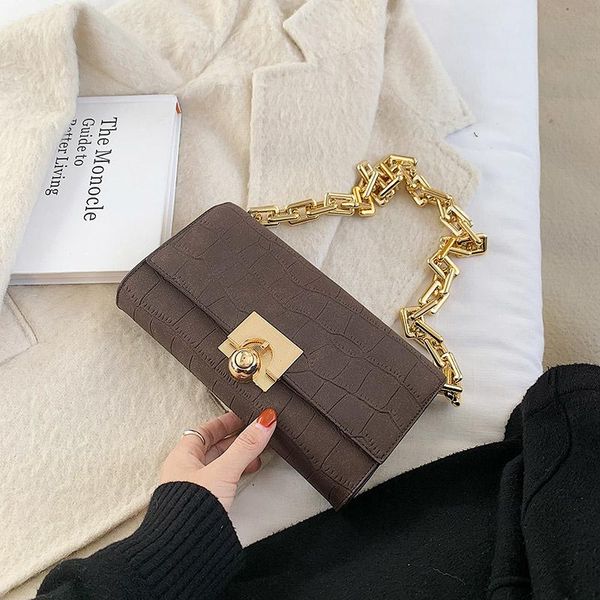 evening bags thick chain square armpit bag matte pu leather women's designer handbag stone pattern shoulder
evening bags thick chain square armpit bag matte pu leather women's designer handbag stone pattern shoulder