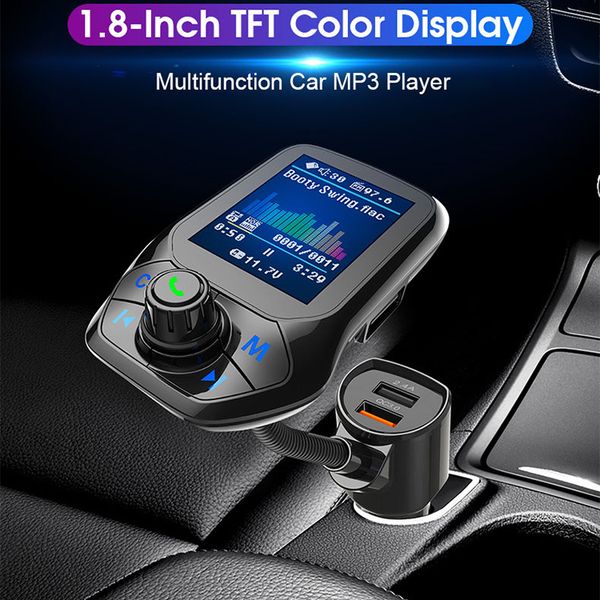 car mp3 music player bluetooth-compatible 5.0 receiver fm transmitter usb qc3.0 car charger with u disk tf card reader
car mp3 music player bluetooth-compatible 5.0 receiver fm transmitter usb qc3.0 car charger with u disk tf card reader