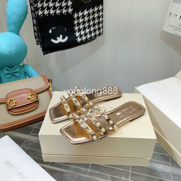 sandals high end quality summer flat bottom pearl rivet sandals women's head open toe thick heel leather, Black
sandals high end quality summer flat bottom pearl rivet sandals women's head open toe thick heel leather, Black