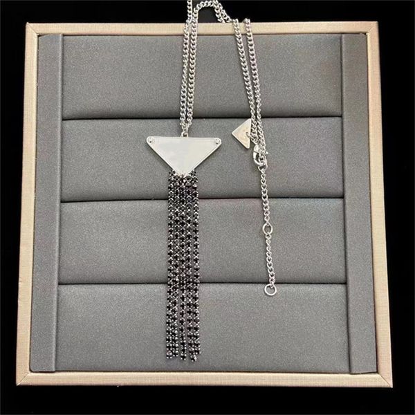 men women designer necklace stainless steel luxury jewelry lovers friendship personality inverted triangle pendant black white exquisite sil, Silver
men women designer necklace stainless steel luxury jewelry lovers friendship personality inverted triangle pendant black white exquisite sil, Silver