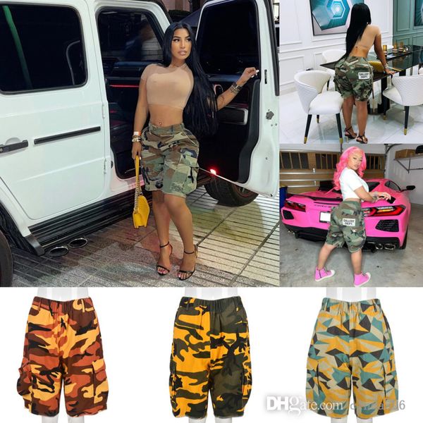 2022 summer womens shorts fashion trend pocket tassel short pants summer camouflage five pants, White;black
2022 summer womens shorts fashion trend pocket tassel short pants summer camouflage five pants, White;black