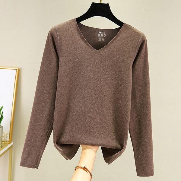 german velvet bottoming underwear shirt womens v-neck warm and constant temperature self-heating autumn clothes with thick top, Black;pink
german velvet bottoming underwear shirt womens v-neck warm and constant temperature self-heating autumn clothes with thick top, Black;pink