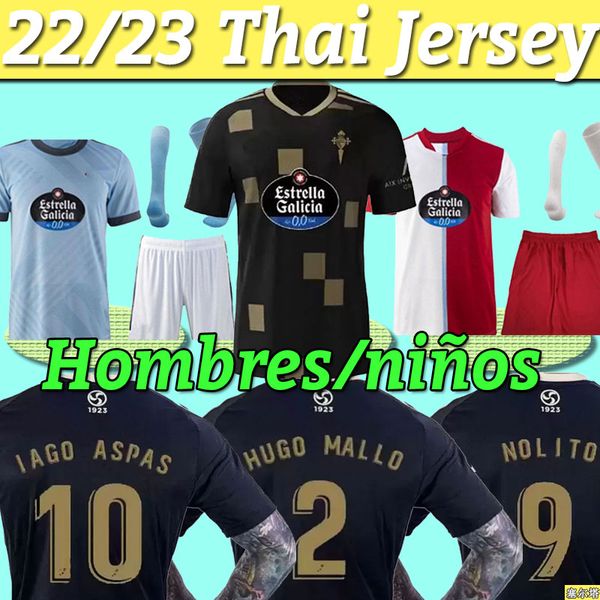 2022 2023 celta de vigo soccer jerseys iago aspas away camiseta nolito f.beltran hugo mallo solari s. mina brais mendez home men football sh, Black;yellow
2022 2023 celta de vigo soccer jerseys iago aspas away camiseta nolito f.beltran hugo mallo solari s. mina brais mendez home men football sh, Black;yellow