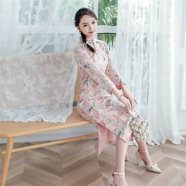 casual dresses 2022 spring and summer heavy industry sequin embroidery improved cheongsam temperament stand collar medium length dress 21053, Black;gray
casual dresses 2022 spring and summer heavy industry sequin embroidery improved cheongsam temperament stand collar medium length dress 21053, Black;gray