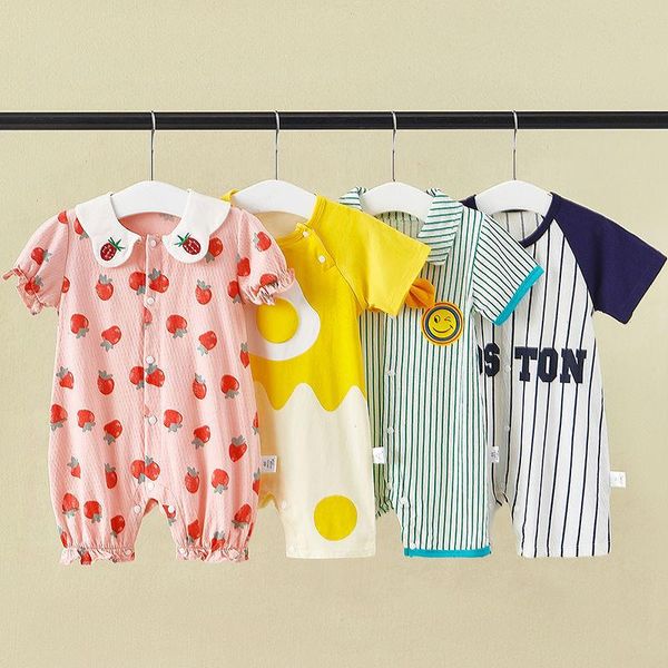 0-12m newborn baby clothe summer thin cotton romper boys girls short sleeve jumpsuit playsuits overalls outfits, Blue
0-12m newborn baby clothe summer thin cotton romper boys girls short sleeve jumpsuit playsuits overalls outfits, Blue
