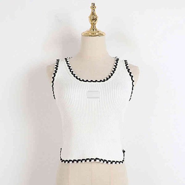 women's tanks & camis small fragrance vest embroidery u-neck knitting ice silk sleeveless women's short casual ckxn, White
women's tanks & camis small fragrance vest embroidery u-neck knitting ice silk sleeveless women's short casual ckxn, White