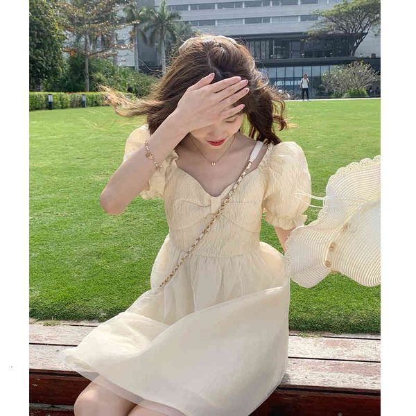 casual dresses french design sweet princess milk yellow bubble sleeve dress 2022 style square neck short princess skirt rv7l, Black;gray
casual dresses french design sweet princess milk yellow bubble sleeve dress 2022 style square neck short princess skirt rv7l, Black;gray