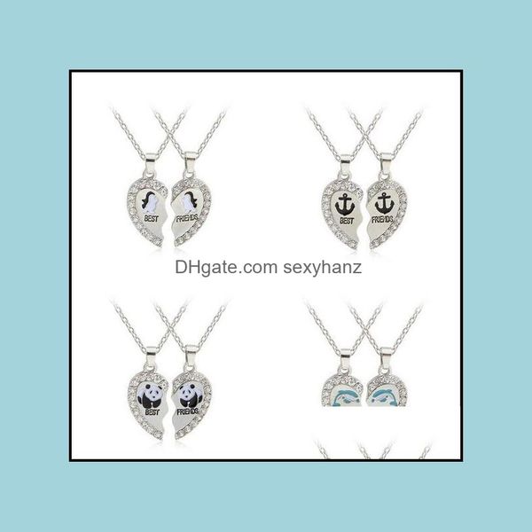 pendant necklaces pendants jewelry 2 pcs new design love heart english letter bff necklace friendship friends forever drop delivery 2, Silver
pendant necklaces pendants jewelry 2 pcs new design love heart english letter bff necklace friendship friends forever drop delivery 2, Silver