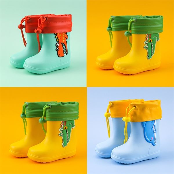 rain boots kids girl winter cute 3d rainboots dinosaur children' boys boots plush warm ankle pvc waterproof toddler water shoes 220816, Black;grey
rain boots kids girl winter cute 3d rainboots dinosaur children' boys boots plush warm ankle pvc waterproof toddler water shoes 220816, Black;grey