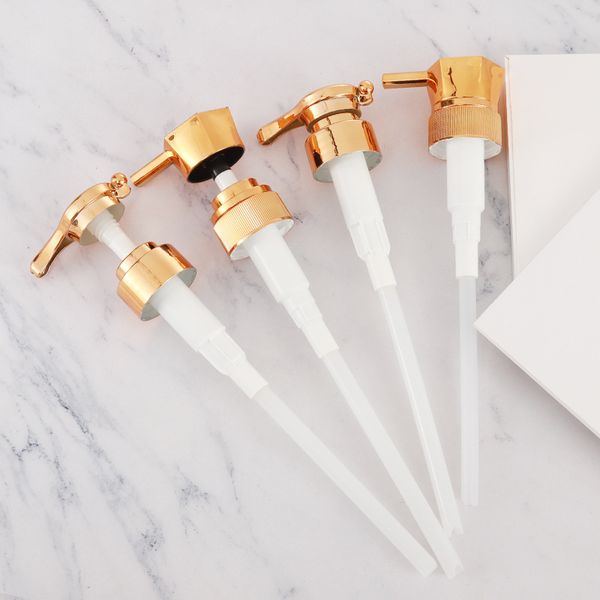 20pcs/lot high-end electroplating gold pump head refillable compacts33/410 plastic lotion pump press washing hexagon spray for shampoo sanit
20pcs/lot high-end electroplating gold pump head refillable compacts33/410 plastic lotion pump press washing hexagon spray for shampoo sanit