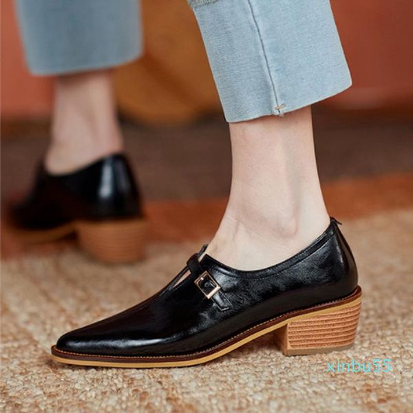 dress shoes personality women's spring pointed high heels french retro small leather all-match comfortable single, Black
dress shoes personality women's spring pointed high heels french retro small leather all-match comfortable single, Black
