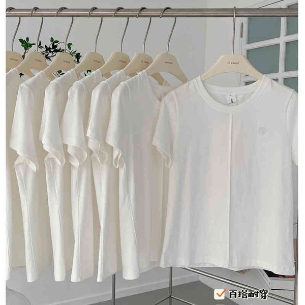 women's t-shirt elim in cloud spring and summer b, based on the versatile midline design, embroidered white t-shirt, women's short
women's t-shirt elim in cloud spring and summer b, based on the versatile midline design, embroidered white t-shirt, women's short