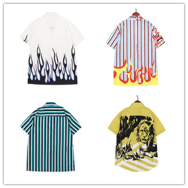 fashion summer designer men women casual shirts short sleeve hawaiian beach loose shirts luxury more style dress shirt, White;black
fashion summer designer men women casual shirts short sleeve hawaiian beach loose shirts luxury more style dress shirt, White;black