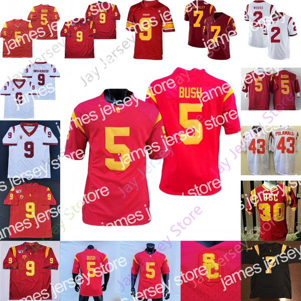 james usc trojans southern california football jersey ncaa college reggie bush troy polamalu slovis malepeai allen london duce robinson zach, Black;red
james usc trojans southern california football jersey ncaa college reggie bush troy polamalu slovis malepeai allen london duce robinson zach, Black;red
