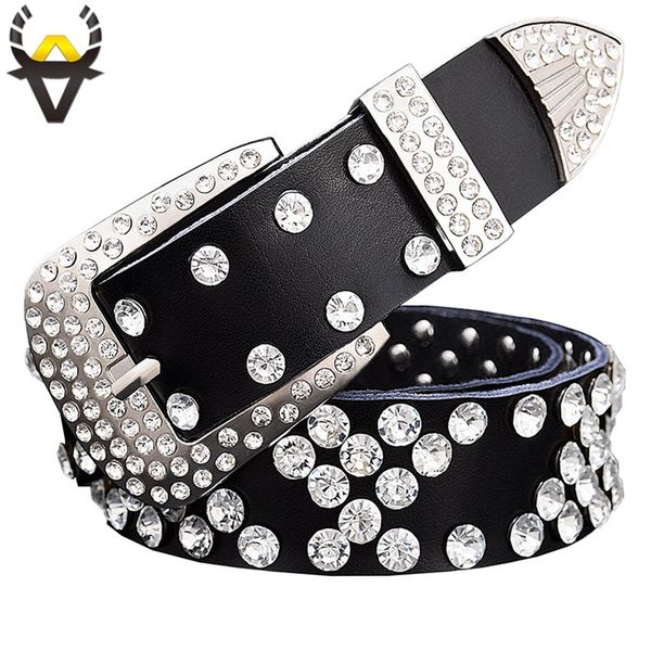 fashion rhinestones genuine leather belt for men designer luxury belts women quality cow skin waist strap width 3 3 cm 220623, Black;brown
fashion rhinestones genuine leather belt for men designer luxury belts women quality cow skin waist strap width 3 3 cm 220623, Black;brown