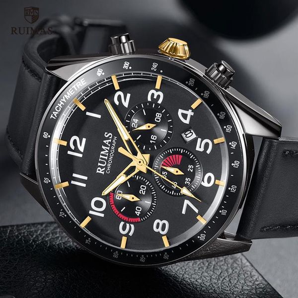 ruimas watches men brand luxury military leather wristwatch man clock fashion chronograph casual sport watch relogio 574258i, Slivery;brown
ruimas watches men brand luxury military leather wristwatch man clock fashion chronograph casual sport watch relogio 574258i, Slivery;brown