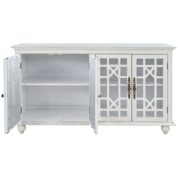 dining room furniture sideboard with adjustable height shelves metal handles and 4 doors for livingroom bedroom and hallway antique white
dining room furniture sideboard with adjustable height shelves metal handles and 4 doors for livingroom bedroom and hallway antique white