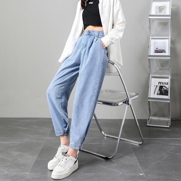 women's jeans cotton women harem high waist casual loose pants for fashion fitting, Blue
women's jeans cotton women harem high waist casual loose pants for fashion fitting, Blue