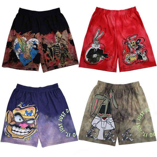men's shorts 2022 popular cotton cartoon summer fashion hip hop selling, White;black
men's shorts 2022 popular cotton cartoon summer fashion hip hop selling, White;black