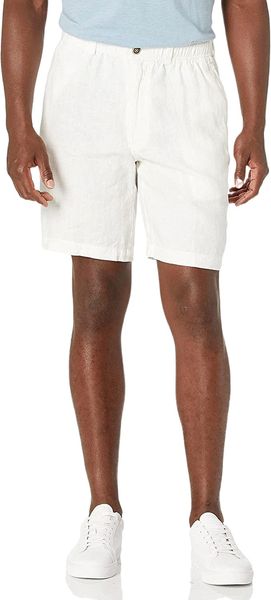 palms men's standard relaxed-fit 9" inseam linen short with drawstring x166#, White;black
palms men's standard relaxed-fit 9" inseam linen short with drawstring x166#, White;black