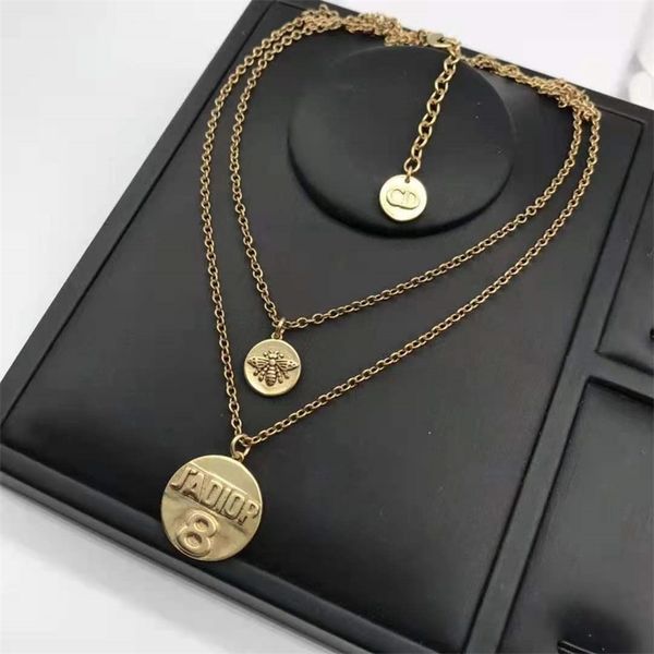 shop 80% off clearance high-end version letter round double-layer necklace women's light luxury fashion clavicle chain pendant, Silver
shop 80% off clearance high-end version letter round double-layer necklace women's light luxury fashion clavicle chain pendant, Silver