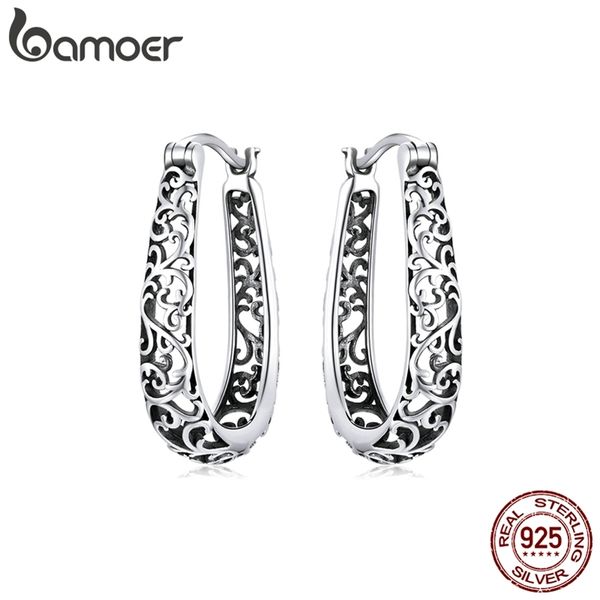 silver vintage vine real 925 sterling hoop earrings for women party fine jewelry original design brincos bse6 220718, Golden
silver vintage vine real 925 sterling hoop earrings for women party fine jewelry original design brincos bse6 220718, Golden