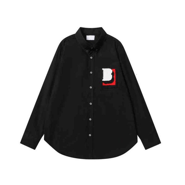british style men's women's casual shirts towel letters embroidery print long sleeve business fashion shirt high quality, White;black
british style men's women's casual shirts towel letters embroidery print long sleeve business fashion shirt high quality, White;black