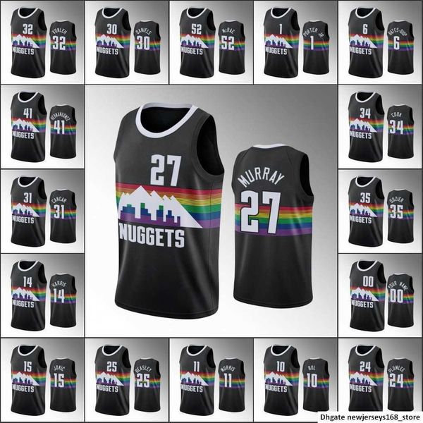 screen print 75th men denver nuggets''nikola''jokic michael porter jr. jamal murray will barton gary harris black custom
screen print 75th men denver nuggets''nikola''jokic michael porter jr. jamal murray will barton gary harris black custom