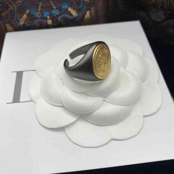 fashion trend new ladies luxury brand designer wholesale dijia letter black punk round gold open, Silver
fashion trend new ladies luxury brand designer wholesale dijia letter black punk round gold open, Silver