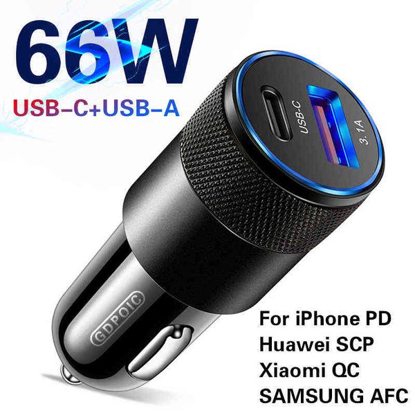 66w usb car charger type c fast charging phone adapter on for iphone 13 12 11 pro max redmi huawei samsung s21 s22 phone charger w220328
66w usb car charger type c fast charging phone adapter on for iphone 13 12 11 pro max redmi huawei samsung s21 s22 phone charger w220328