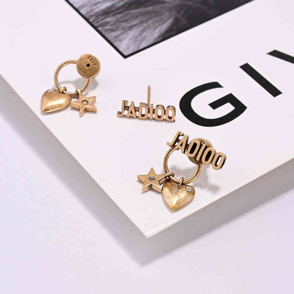 design jewel ornament charm earring new letter love earrings temperament versatile personality earrings, Golden
design jewel ornament charm earring new letter love earrings temperament versatile personality earrings, Golden