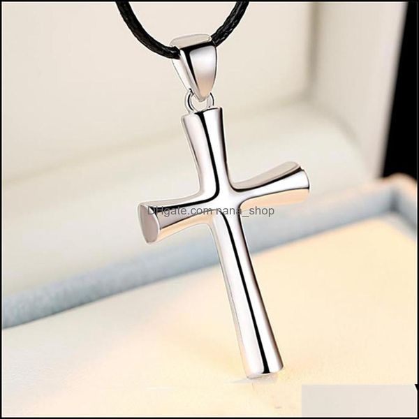 pendant necklaces pendants jewelry wholesale s925 sterling sier lovers necklace korean boys and girls fashion simple cross drop delivery 2, Silver
pendant necklaces pendants jewelry wholesale s925 sterling sier lovers necklace korean boys and girls fashion simple cross drop delivery 2, Silver