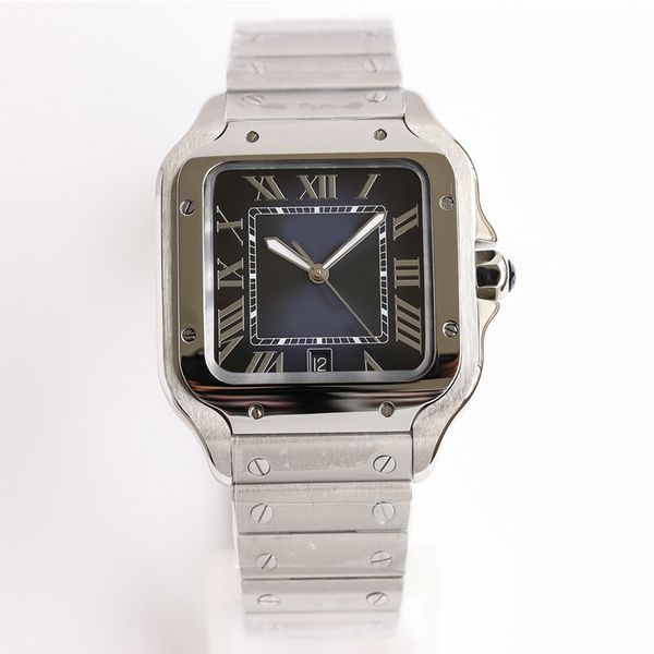 designer square watch mens watches 39.8mm dark blue dial stainless steel mechanical watches case and bracelet luxury male wristwatches montr, Slivery;brown
designer square watch mens watches 39.8mm dark blue dial stainless steel mechanical watches case and bracelet luxury male wristwatches montr, Slivery;brown