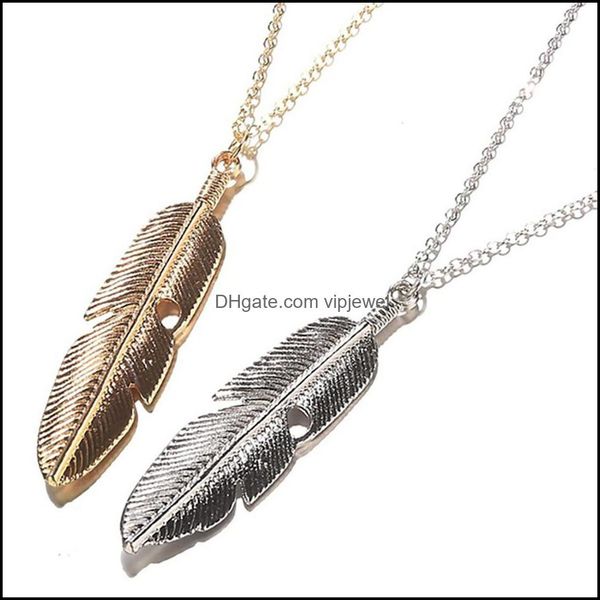 pendant necklaces fashion feather for women long sweater chain jewelry gifts leaf pendants chocker necklace vipjewel drop del vipjewel dhyjm, Silver
pendant necklaces fashion feather for women long sweater chain jewelry gifts leaf pendants chocker necklace vipjewel drop del vipjewel dhyjm, Silver