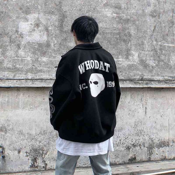 harajuku jacket man contrast windbreaker sleeve pu leather coats embroidery jaded casual london baseball jackets women korean, Black;brown
harajuku jacket man contrast windbreaker sleeve pu leather coats embroidery jaded casual london baseball jackets women korean, Black;brown