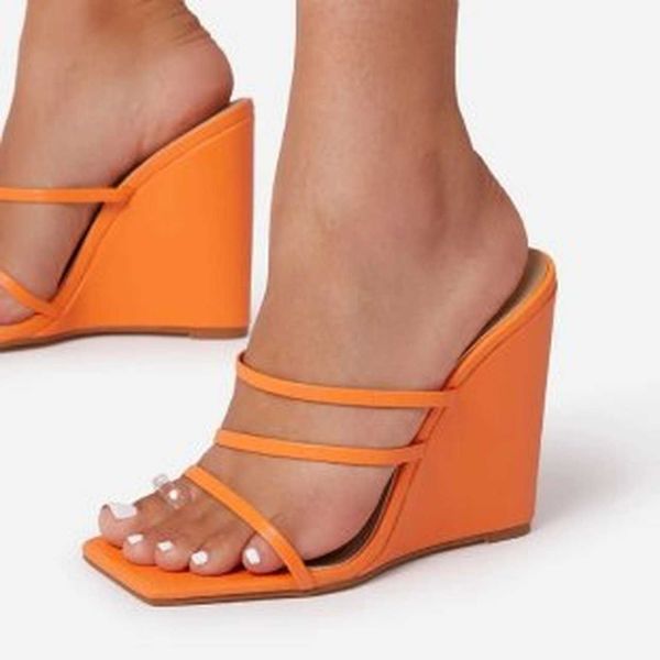 classic luxury paris women's fashion sandals open toe party wedding shoes 2022 summer new slope heel ladies slippers plus size designer, Black
classic luxury paris women's fashion sandals open toe party wedding shoes 2022 summer new slope heel ladies slippers plus size designer, Black