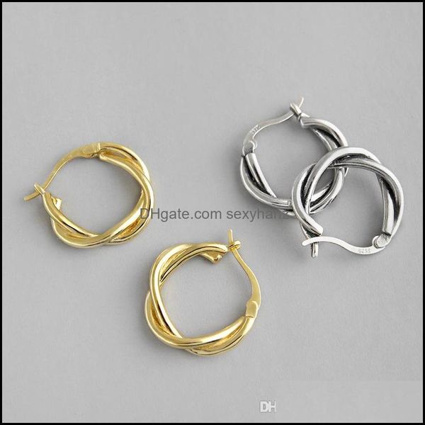 hoop hie earrings jewelry 100% real 925 sterling sier round twisted for women vintage statement charm earring party yme463 drop delivery 2, Golden;silver
hoop hie earrings jewelry 100% real 925 sterling sier round twisted for women vintage statement charm earring party yme463 drop delivery 2, Golden;silver