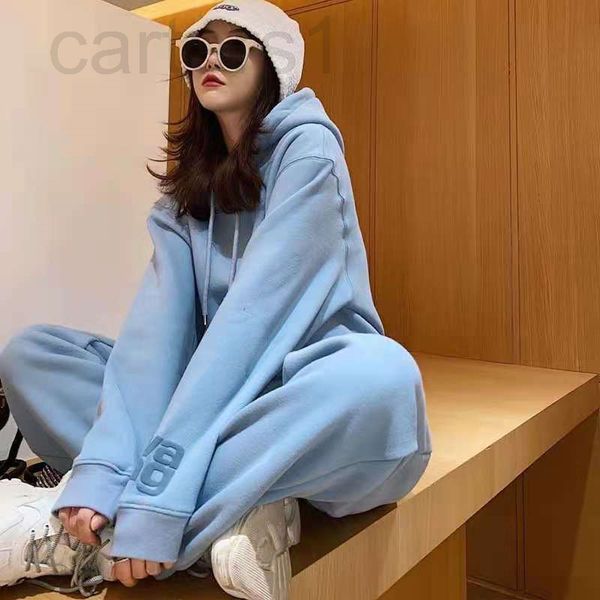 women's tracksuits designer casual sports women's clothing autumn and winter plush thickened loose hooded sweater leggings two-pie, Gray
women's tracksuits designer casual sports women's clothing autumn and winter plush thickened loose hooded sweater leggings two-pie, Gray