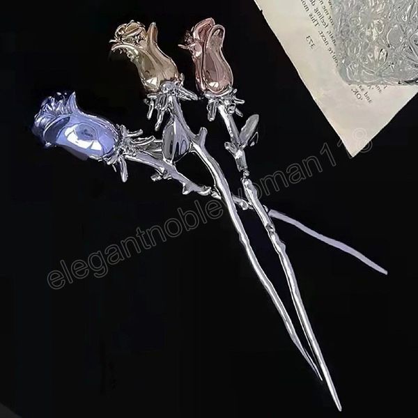 vintage chinese style rose flower hairpins hair stick women metal hair chopsticks woman jewelry hair accessories, Golden;silver
vintage chinese style rose flower hairpins hair stick women metal hair chopsticks woman jewelry hair accessories, Golden;silver